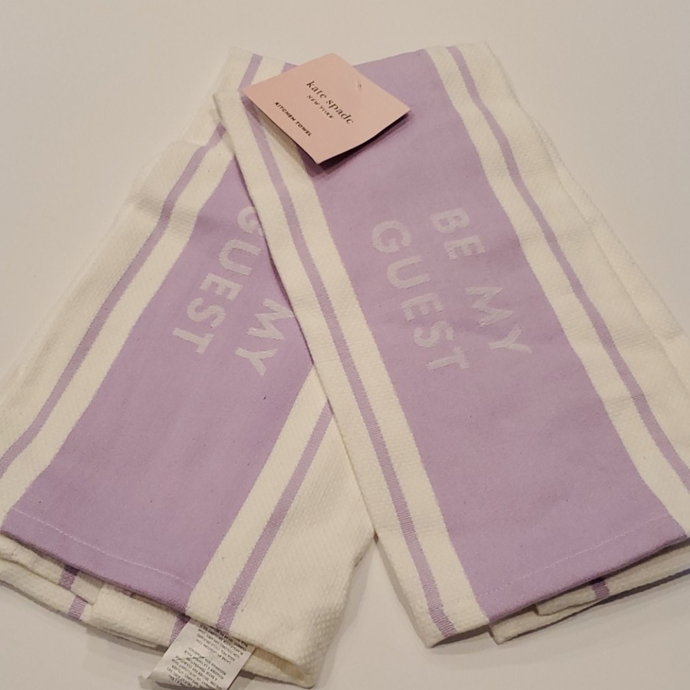 Kate Spade Be My Guest kitchen towels